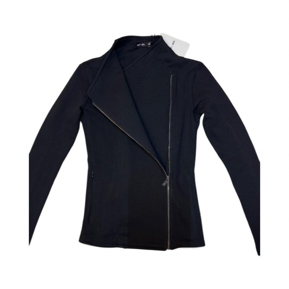 Saint & Sofia Knit Side Zip Up Top w Pockets, Brand New w Tags - Picture 4 of 4